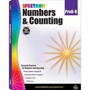 Numbers & Counting, Grades Pk - K: Volume 111 -- Spectrum